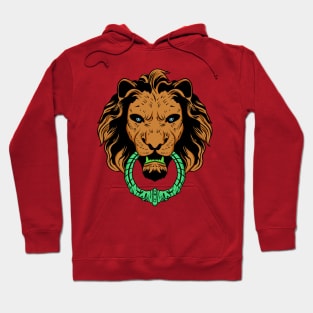 Yellow lion head Hoodie